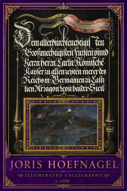 Joris Hoefnagel Illuminated Calligraphy No2 - Poster