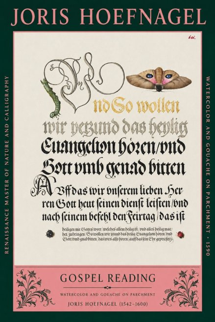 Joris Hoefnagel Gospel Reading No2 - Poster