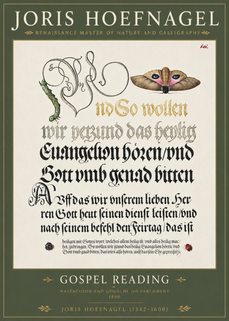 Joris Hoefnagel Gospel Reading No4 - Poster
