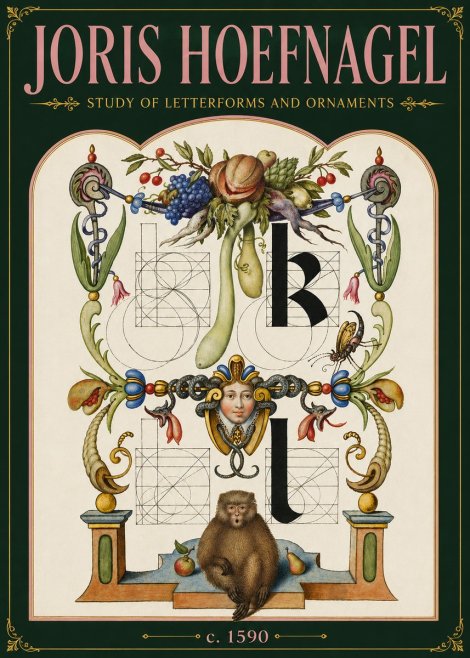 Joris Hoefnagel Study of Letterforms and Ornaments No6 - Poster