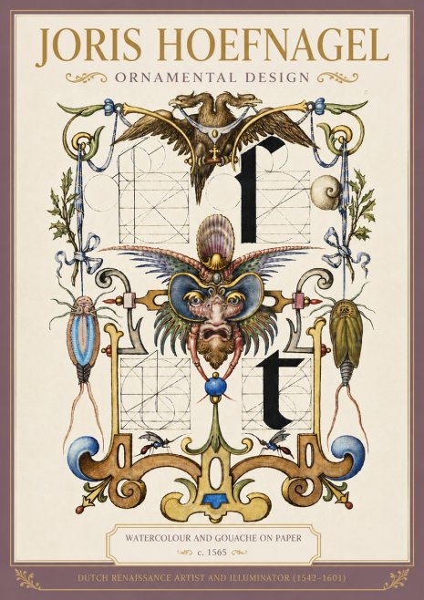 Joris Hoefnagel Ornamental Design II No4 - Poster