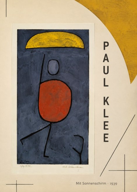 Paul Klee Mit Sonnenschirm No6 - Poster
