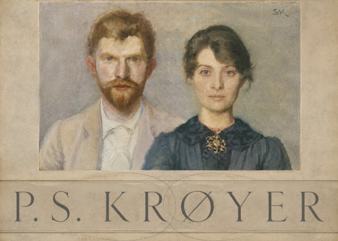P.S. Krøyer Self-portrait with Marie Krøyer No3 - Poster
