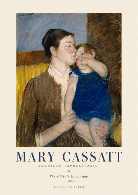 Mary Cassatt The Child's Goodnight No5 - Poster