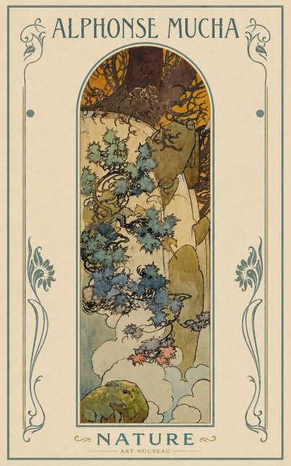 Mucha Nature No3 - Poster