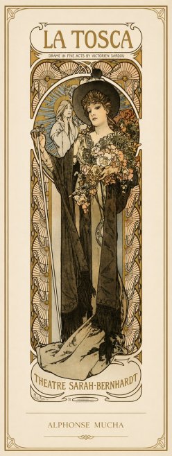 Mucha La Tosca No1 - Poster