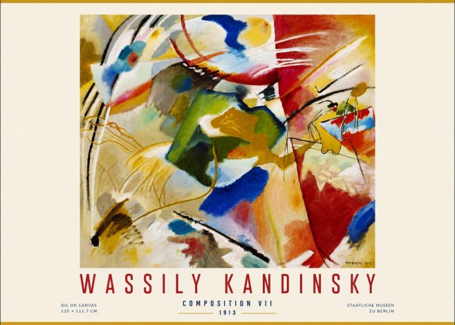 Kandinsky Composition Vii II No5 - Poster
