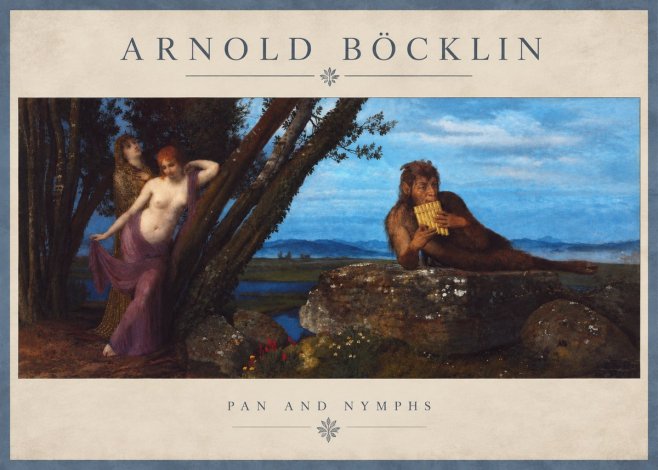 Arnold Böcklin Pan and Nymphs No4 - Poster
