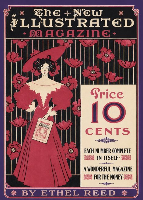 Ethel Reed The New Illustrated Magazine No2 - Poster