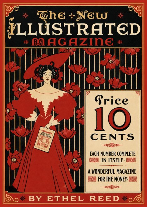 Ethel Reed The New Illustrated Magazine No3 - Poster