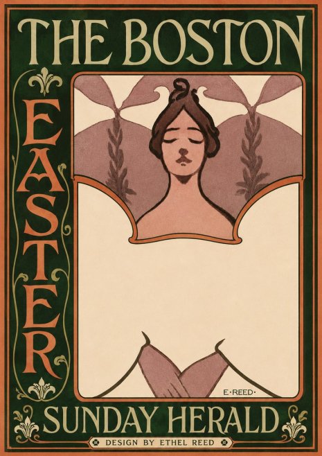Ethel Reed The Boston Easter Sunday Herald No3 - Poster