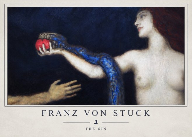 Franz von Stuck The Sin I No4 - Poster