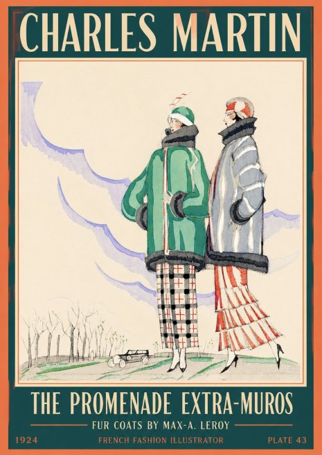 Charles Martin The Promenade Extra-muros No2 - Poster