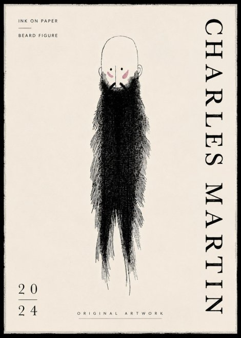 Charles Martin Beard Figure No6 - Poster