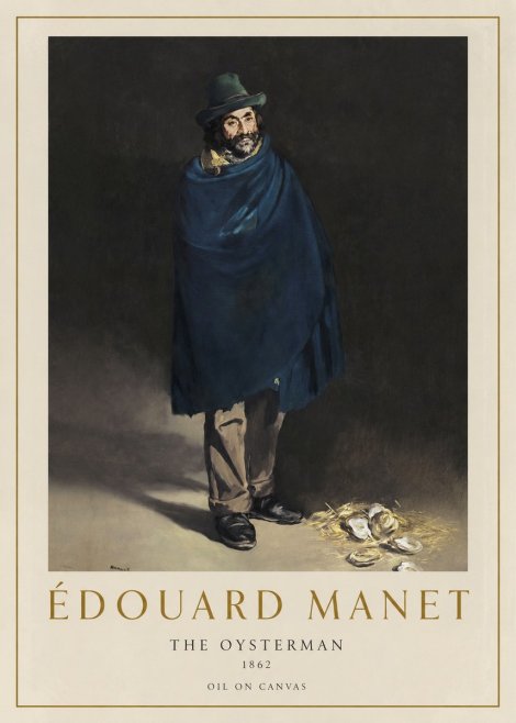 Édouard Manet The Oysterman No1 - Poster