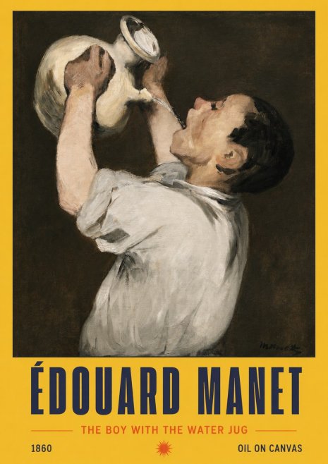 Édouard Manet The Boy with the Water Jug No2 - Poster