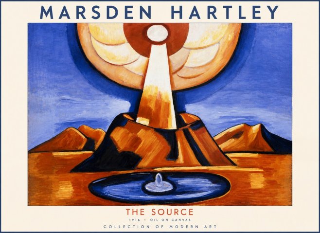 Marsden Hartley The Source No2 - Poster