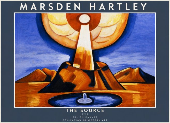 Marsden Hartley The Source No3 - Poster