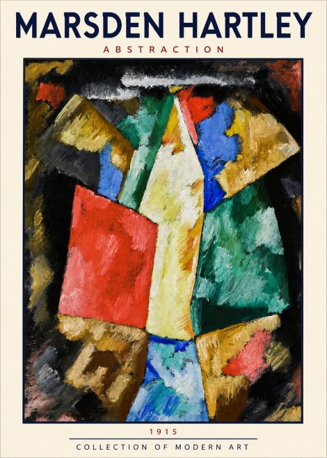 Marsden Hartley Abstraction No2 - Poster