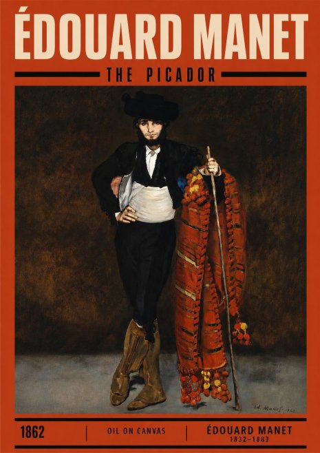 Édouard Manet The Picador No3 - Poster