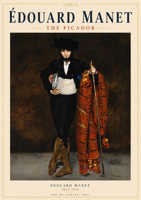 Édouard Manet The Picador No4 - Poster