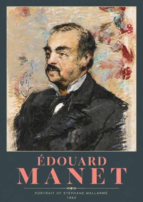 Édouard Manet Portrait of Stéphane Mallarmé I No5 - Poster