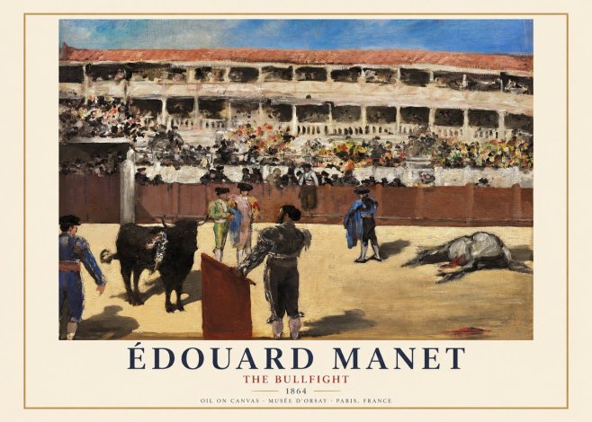 Édouard Manet The Bullfight II No1 - Poster