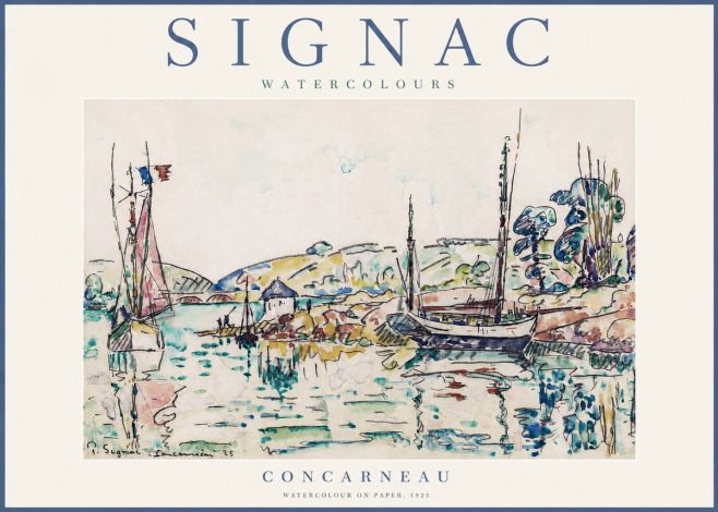 Signac Concarneau No3 - Poster