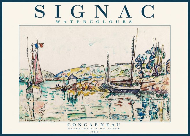 Signac Concarneau No5 - Poster