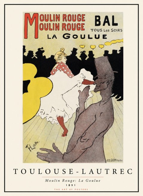 Toulouse-Lautrec Moulin Rouge: La Goulue No1 - Poster