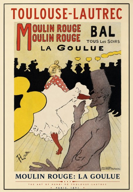 Toulouse-Lautrec Moulin Rouge: La Goulue No3 - Poster