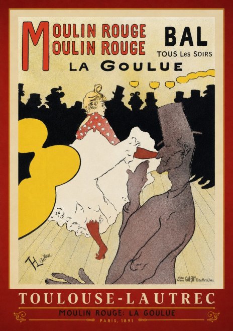 Toulouse-Lautrec Moulin Rouge: La Goulue No4 - Poster
