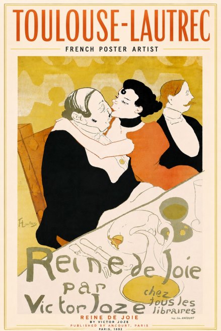 Toulouse-Lautrec Reine De Joie I No5 - Poster