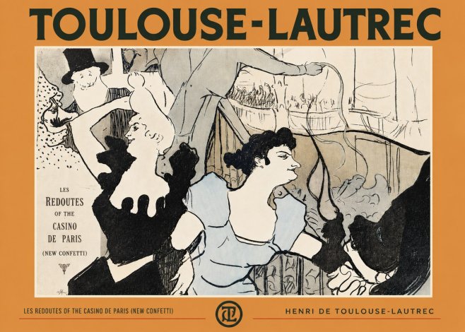 Toulouse-Lautrec Les Redoutes of the Casino De Paris (New Confetti) No4 - Poster