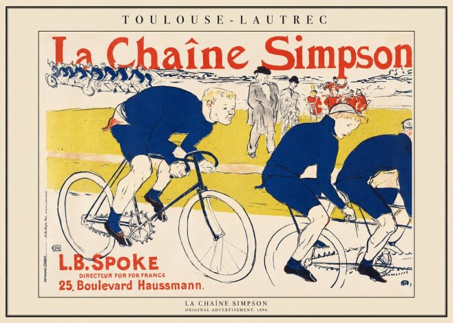 Toulouse-Lautrec La Chaîne Simpson No1 - Poster
