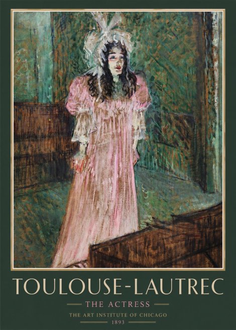 Toulouse-Lautrec The Actress No3 - Poster