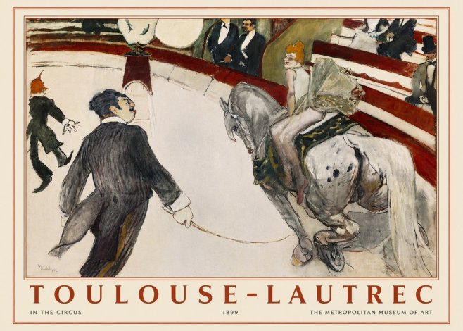 Toulouse-Lautrec In the Circus No3 - Poster