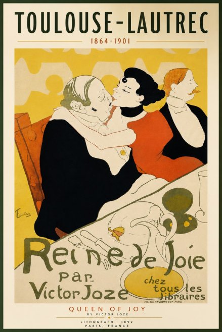 Toulouse-Lautrec Reine De Joie II No4 - Poster