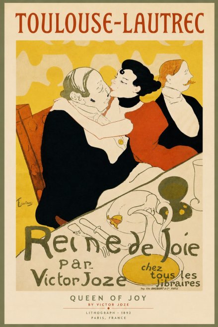 Toulouse-Lautrec Reine De Joie II No5 - Poster