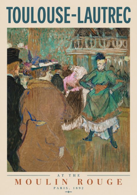 Toulouse-Lautrec At the Moulin Rouge XIII No4 - Poster