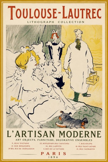 Toulouse-Lautrec L'artisan Moderne No2 - Poster