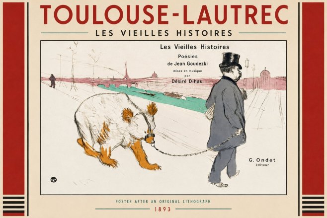 Toulouse-Lautrec Les Vieilles Histoires I No2 - Poster