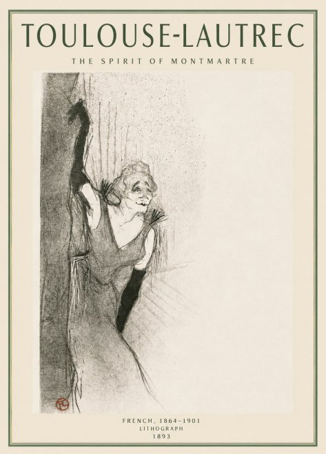 Toulouse-Lautrec The Spirit of Montmartre No3 - Poster