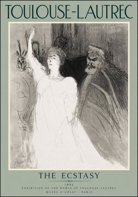 Toulouse-Lautrec The Ecstasy No3 - Poster