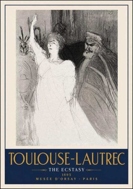 Toulouse-Lautrec The Ecstasy No4 - Poster