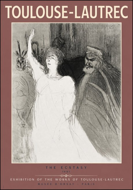 Toulouse-Lautrec The Ecstasy No5 - Poster