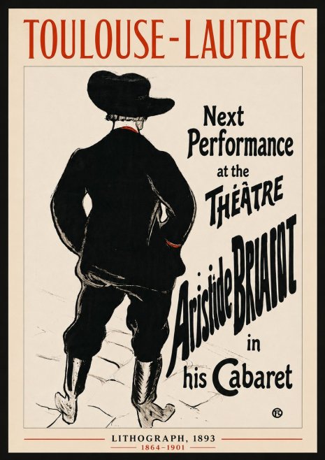 Toulouse-Lautrec Next Performance at the Théâtre Aristide Bruant in His Cabaret No6 - Poster