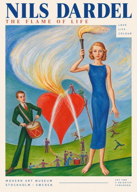 Nils Dardel The Flame of Life No5 - Poster