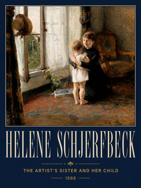Helene Schjerfbeck The Artist's Sister and Her Child No5 - Poster