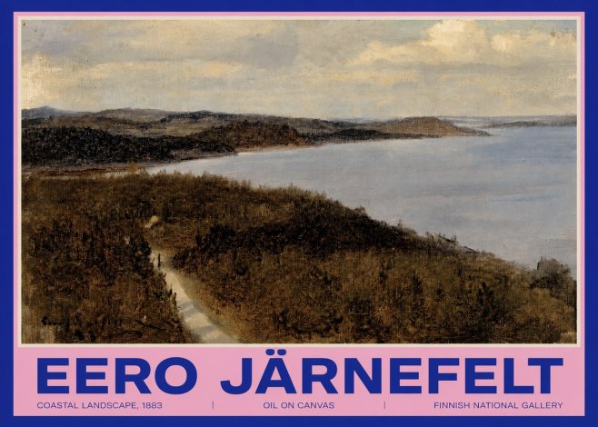 Eero Järnefelt Coastal Landscape, 1883 No3 - Poster